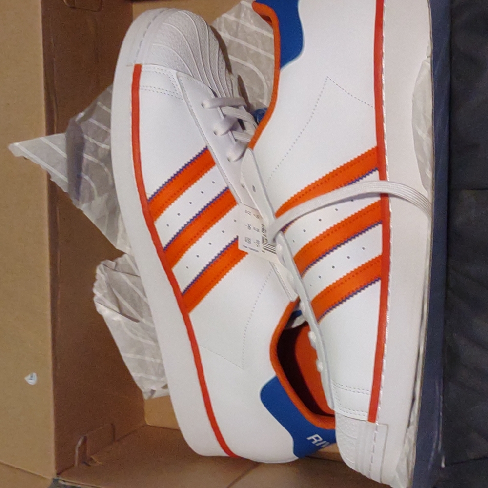 1 pair of Adidas Superstars